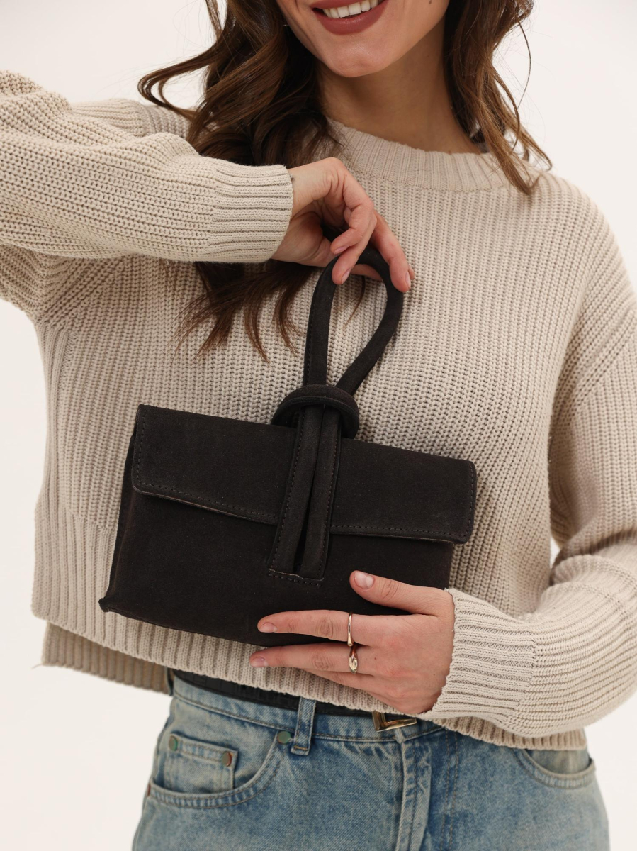 Сумка MICHELLE brand salad, цвет: suede dark chocolate J-704-PHR 7058 купить онлайн