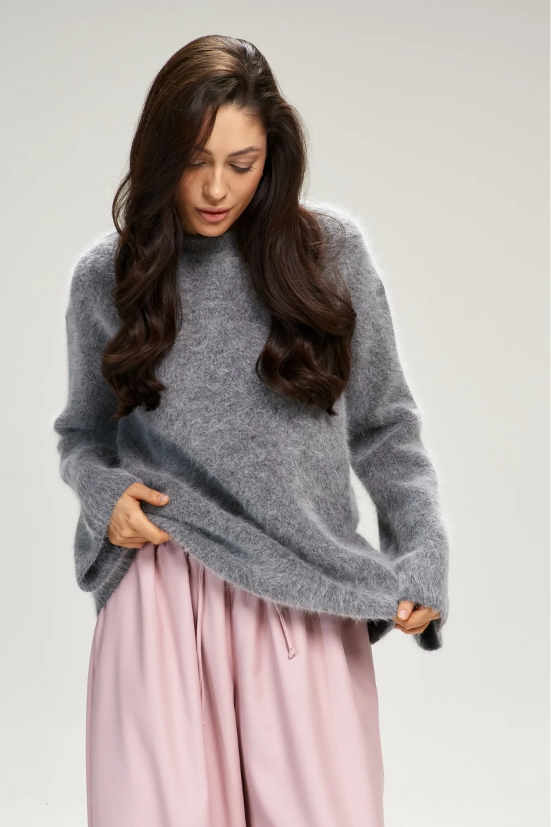 Джемпер из ангоры Grey Erist store, цвет: серый, НФ-00003140 купить онлайн