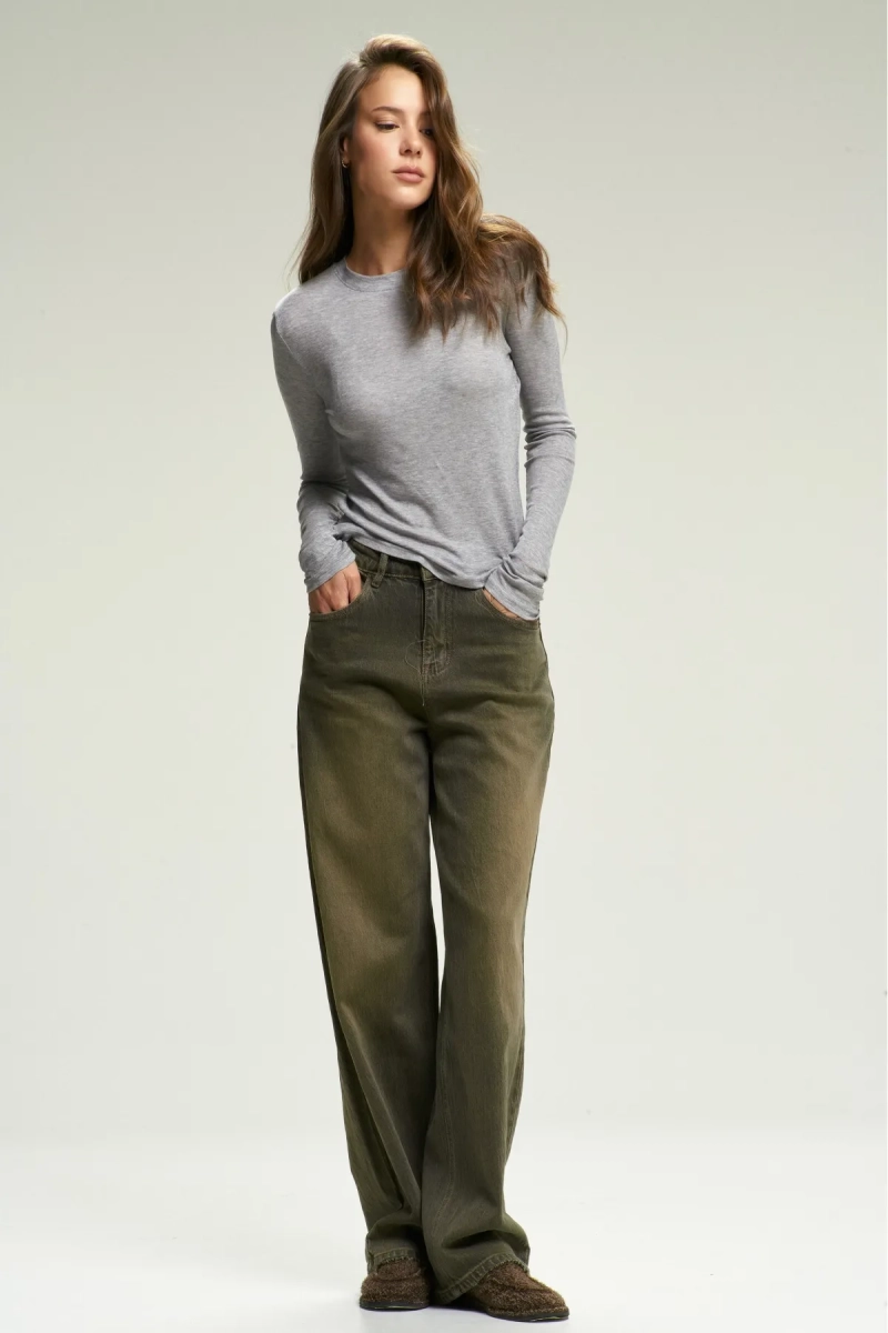 Джинсы RELAXED Washed Brown