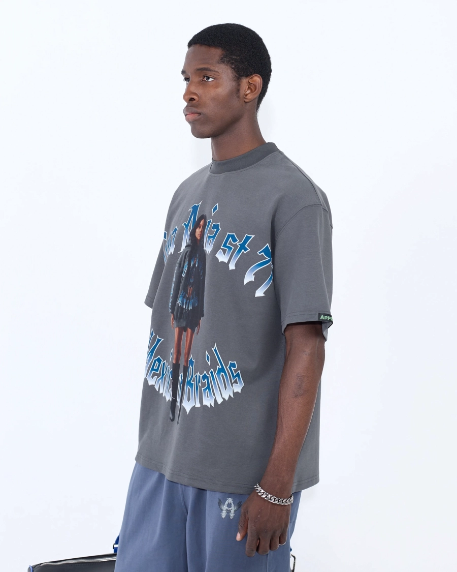 Футболка MEXICAN BRAIDS GREY ASIA ST 71, цвет: серый, Ast71.tt-braid-grey купить онлайн