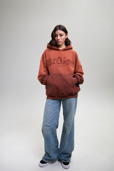 Худи HOODIE Brûler d'Amour, цвет: orange BS20255C-3019-50 |новая коллекция купить онлайн