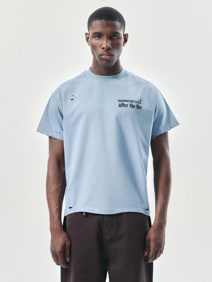 Футболка Священный архив NAIPACHE, цвет: синий, 2611005200 купить онлайн