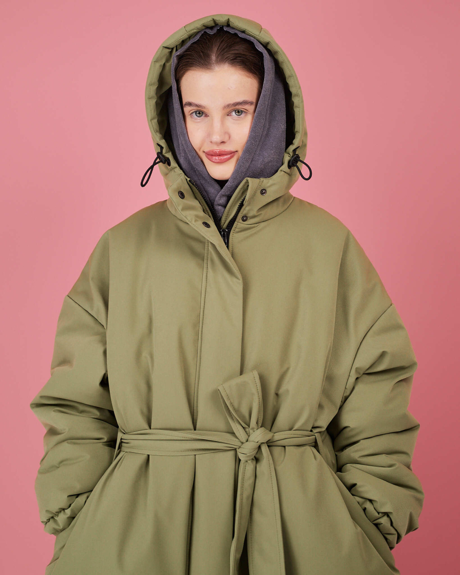 Плащ лавр зима TABOO, цвет: зеленый, Pllavr купить онлайн