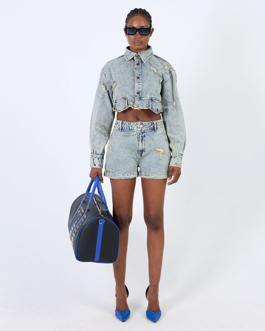 Шорты из денима базовые ASIA ST 71, цвет: синий, Ast71.shorts-denim-blue купить онлайн