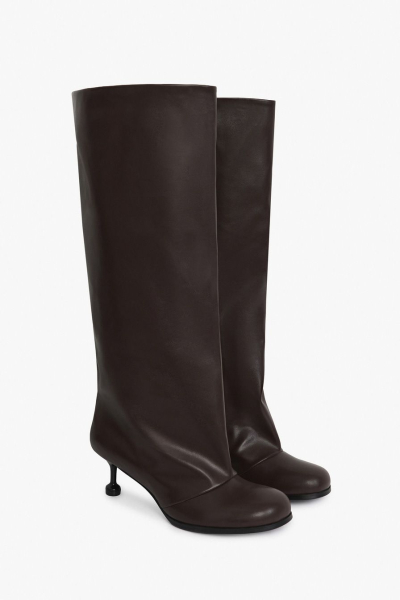 Сапоги с широким голенищем Lera Nena, цвет: коричневый LNU.402.18692.700 купить онлайн