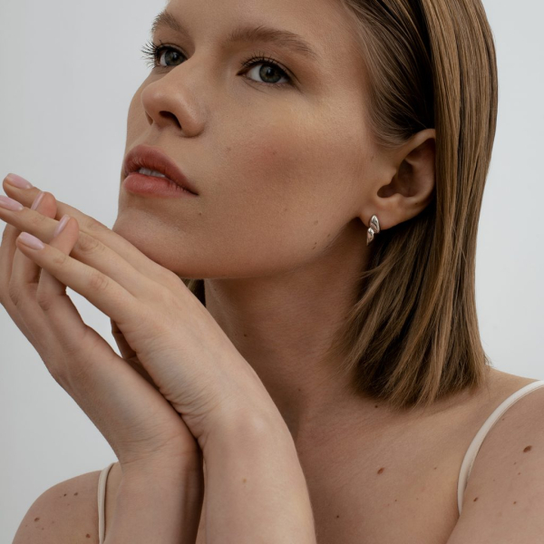 Асимметричные серьги Darkrain, цвет: серебро, LS3005 купить онлайн