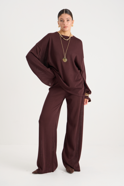 Костюм из вискозы (лонгслив+брюки)