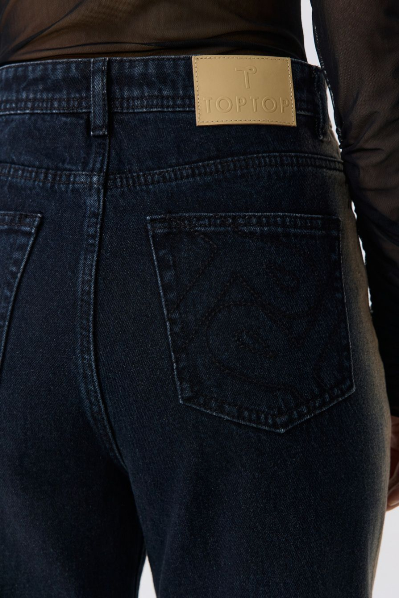 Джинсы с эффектом стирки TOPTOP, цвет: синий, TT.036.16083.620 купить онлайн