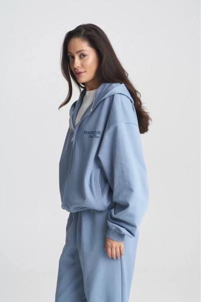 Худи ZIP Blue