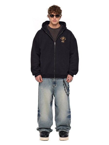 Худи FRHT Zip MH Insane FRHT&OUT OF REACH, цвет: black, HDZPNSNBK купить онлайн