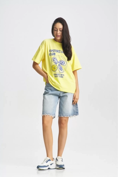 Футболка OYSTERS LOVER CLUB Banan Erist store, цвет: Желтый НФ-00002304 |новая коллекция купить онлайн