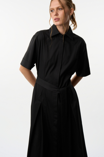 Платье-рубашка Menara FASHION REBELS, цвет: Черный FR24SS1DR22BLW320BL купить онлайн