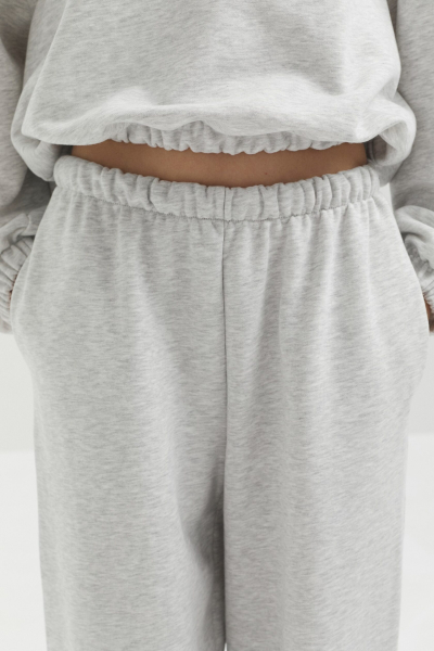 Брюки прямые marte, цвет: серый,  купить онлайн