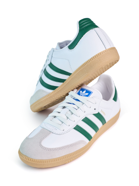 Кроссовки унисекс Adidas Samba OG "Collegiate Green" NKDADDYS SNEAKERS, цвет: белый, IE3437 со скидкой купить онлайн