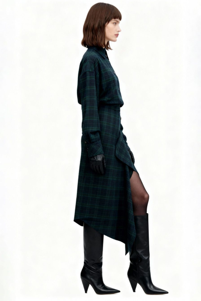 Юбки-миди асимметричного кроя TOPTOP, цвет: синий с принтом, TT.071.18350.621 купить онлайн