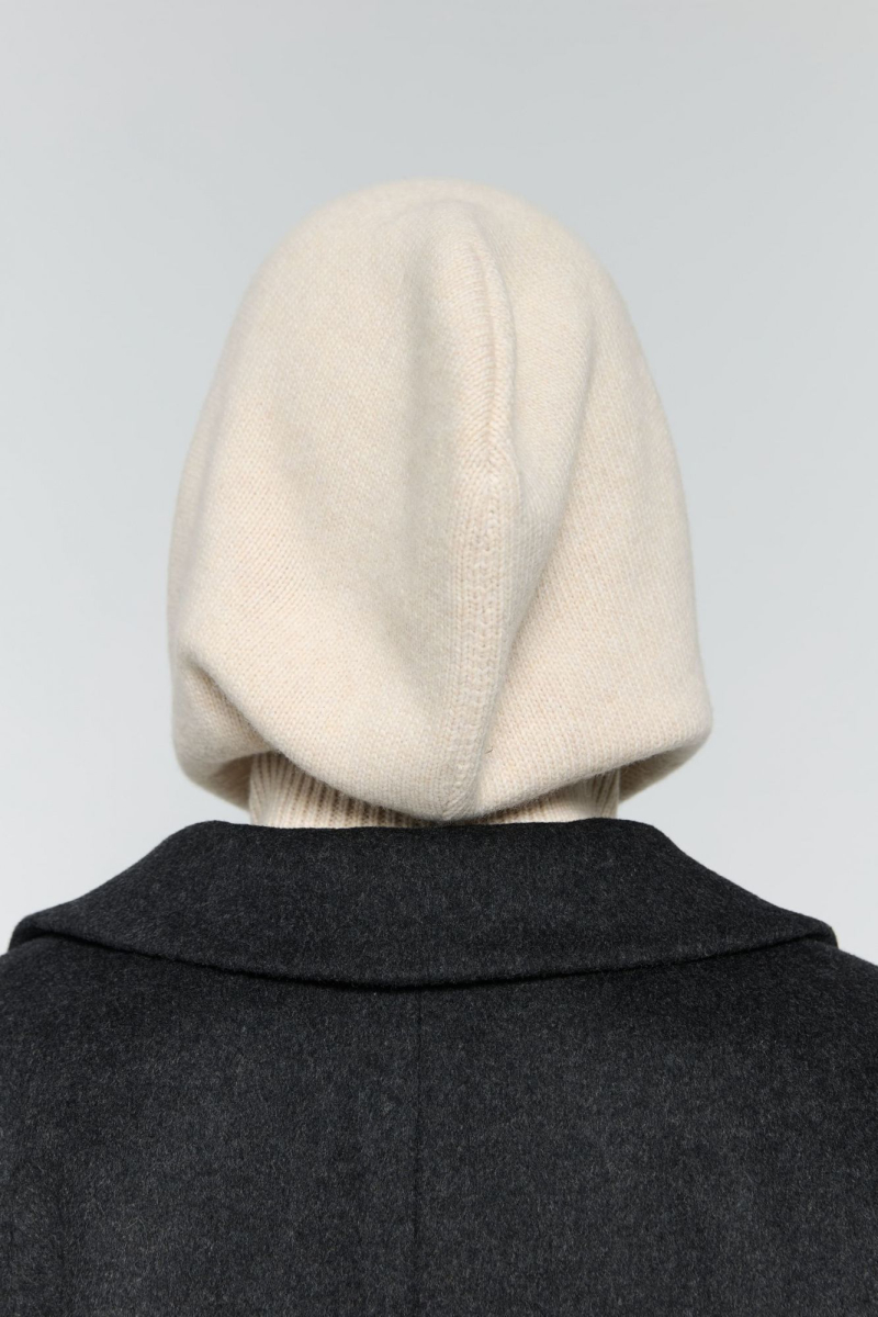 Капор из смесового кашемира ver.2.0 AROUND, цвет: Сливочный 1411_07C03 купить онлайн