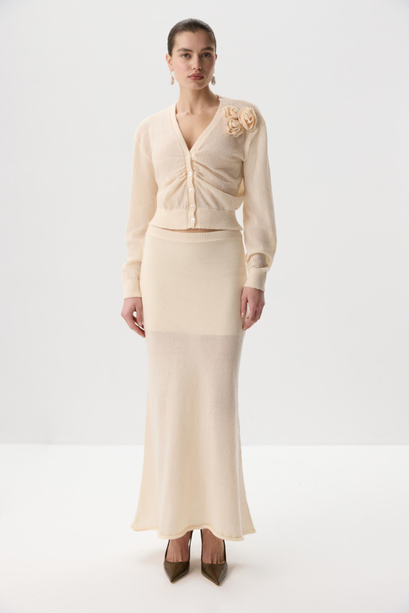 Юбка-годе Charmstore, цвет: кремовый, 311-42485-112 купить онлайн