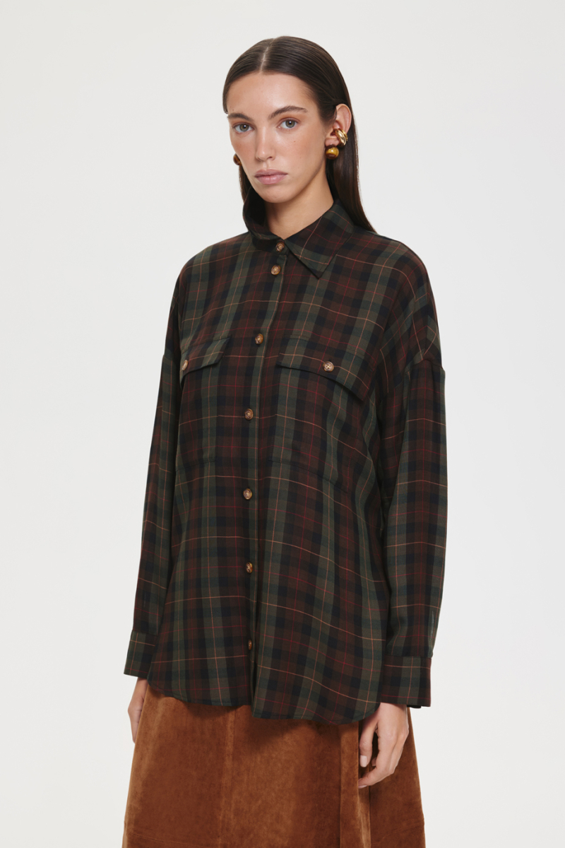 Рубашка в клетку