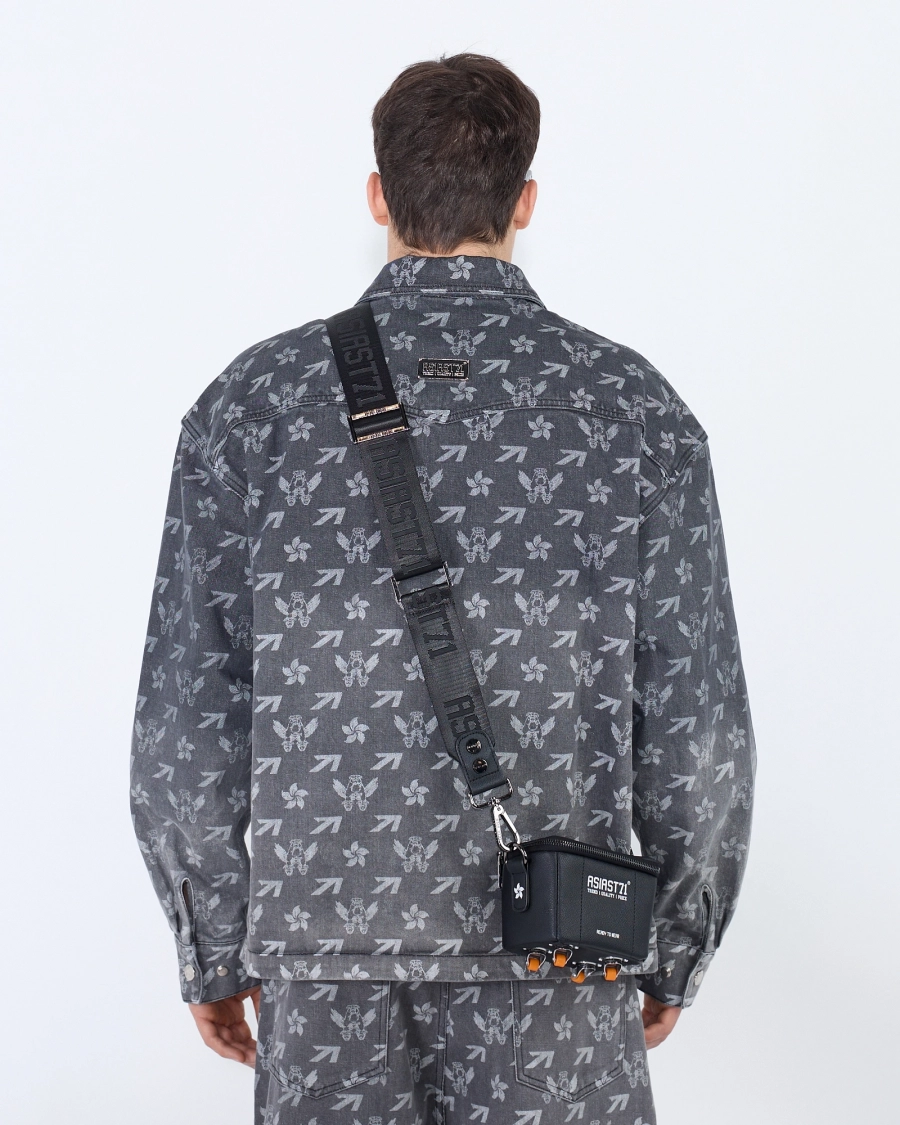 Рубашка с градиентом МОНОГРАМА ASIA ST 71, цвет: серый, Ast71.shirt-gradient-mngrm-grey купить онлайн