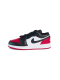 Кроссовки подростковые Jordan 1 Low "Bred Toe" NKDADDYS SNEAKERS, цвет: красный 553560-161 купить онлайн