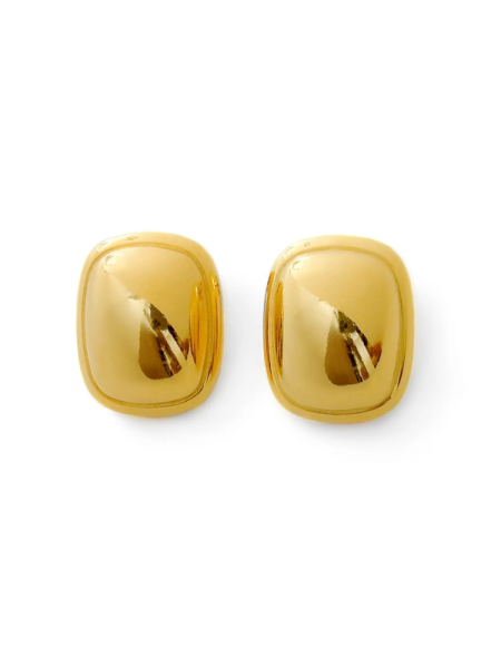 Серебряные серьги «ретро» gold