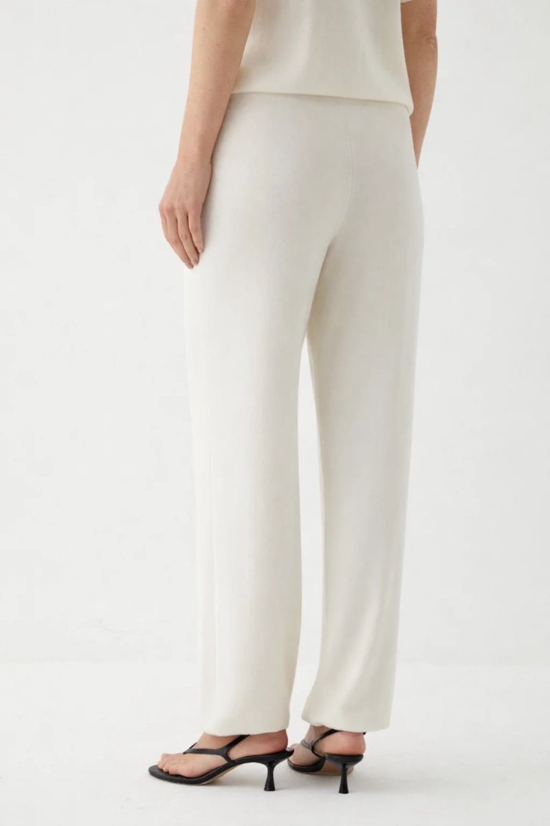 Вязаные брюки-баллоны Marou, цвет: молочный, Mar_26021008 купить онлайн