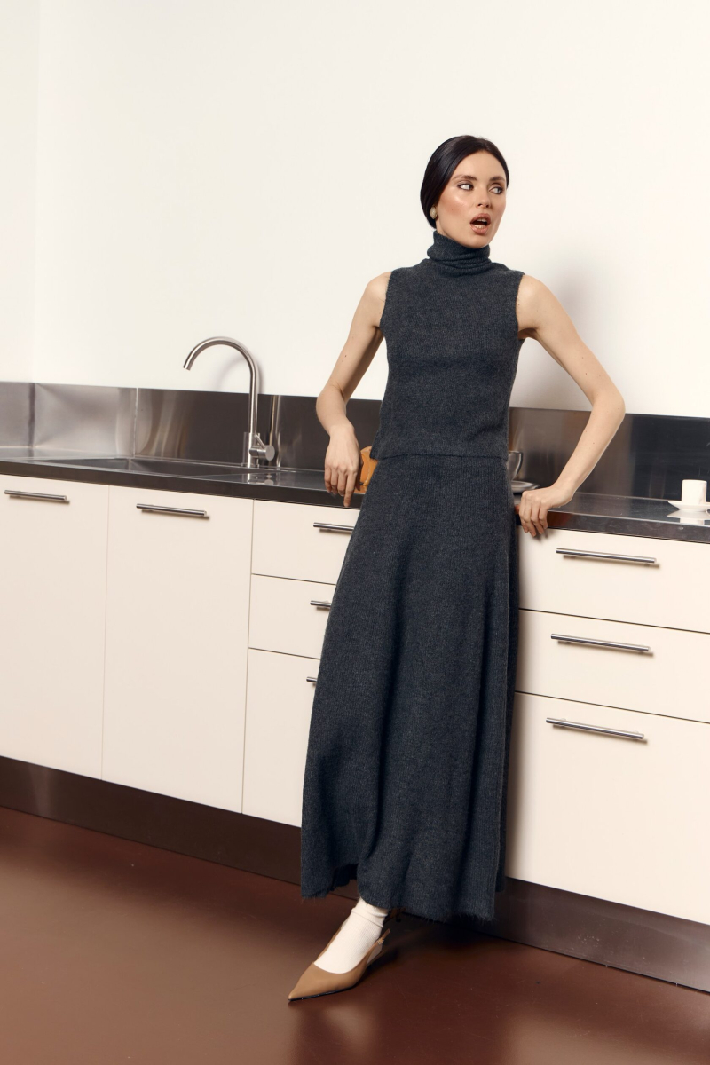 Костюм топ с юбкой SAGAS, цвет: серый, 4100102 купить онлайн