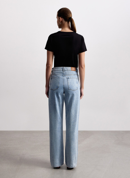 Джинсы прямые ALL WE NEED, цвет: голубой, 2603W4609-17 купить онлайн