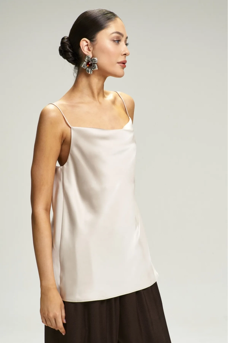 Топ на тонких бретелях Champange