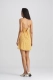 Платье мини на регулируемых бретелях Floral Yellow