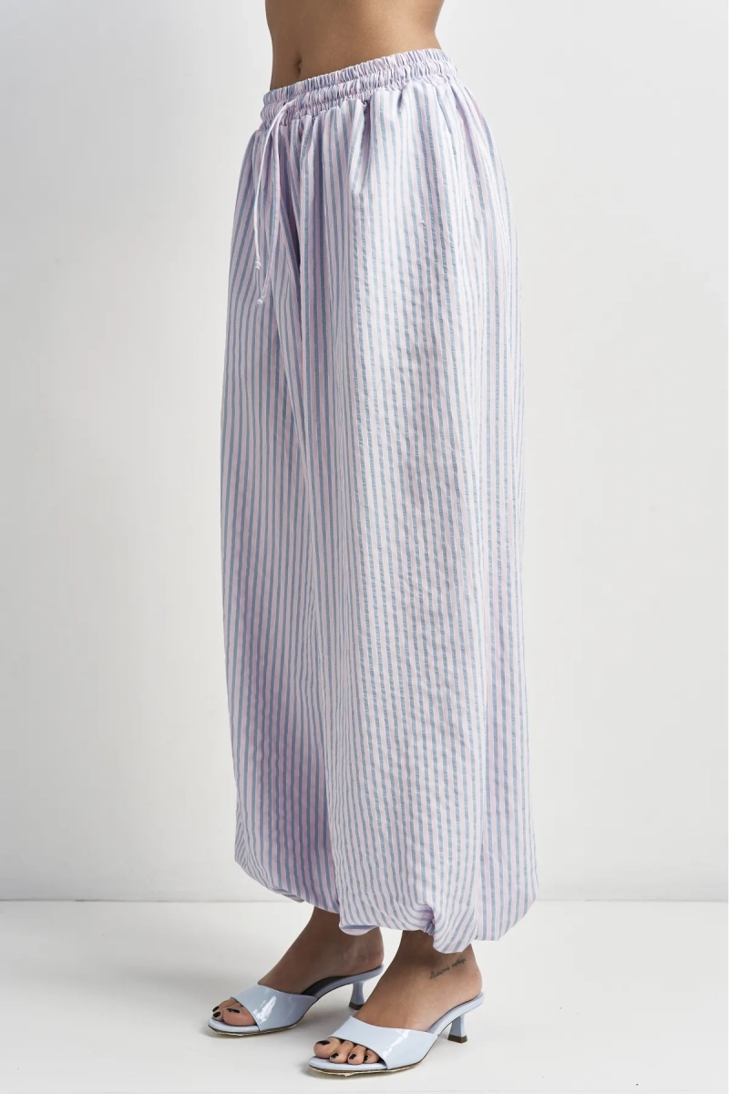 Брюки-алладины в полоску в цвете Розовый Erist store, цвет: розовый, НФ-00003510 купить онлайн