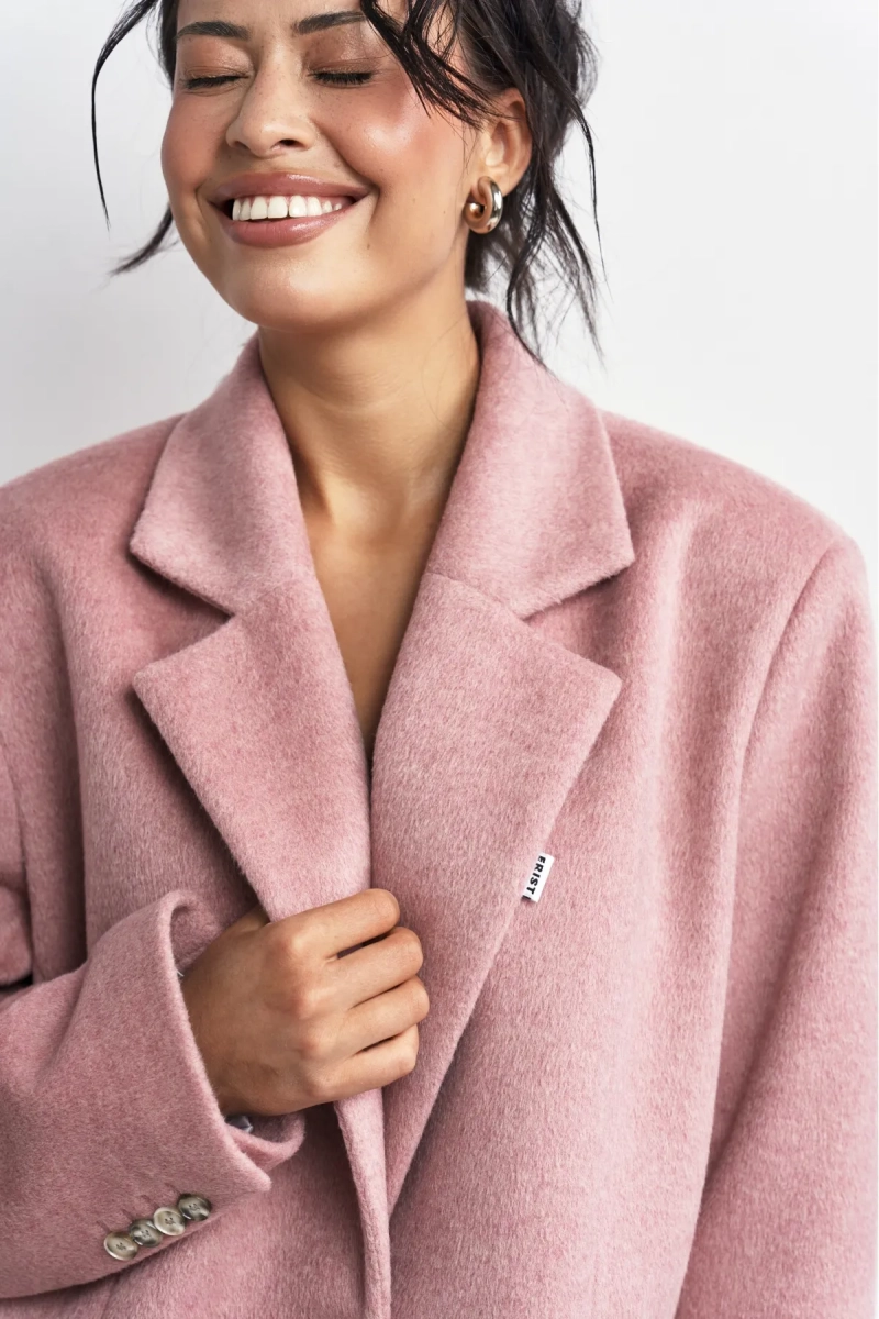 Пальто-жакет Erist store, цвет: розовый, НФ-00003239 купить онлайн