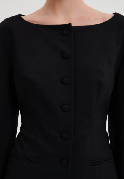 Жакет приталенный CHUBA, цвет: Черный,  купить онлайн