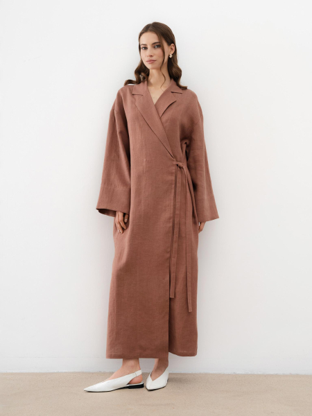 Платье Bloom Cedar PURE LINEN, цвет: бежевый,  купить онлайн