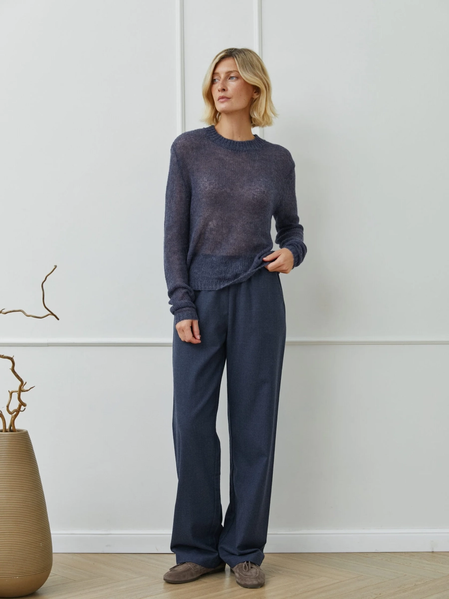 Брюки на резинке Soho Marou, цвет: синий, Mar1_2610 купить онлайн