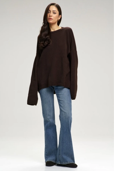 Джемпер меринос Erist store, цвет: коричневый, НФ-00003109 купить онлайн