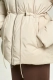Пуховик на кулиске Ivory Erist store, цвет: бежевый, НФ-00002826 купить онлайн