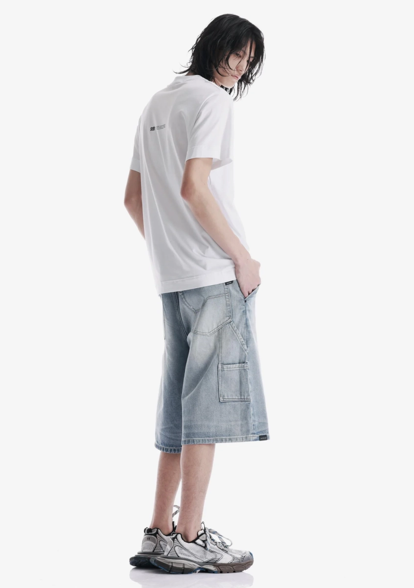 Футболка с тональным логотипом KRAKATAU, цвет: белый, Tm141-4 купить онлайн