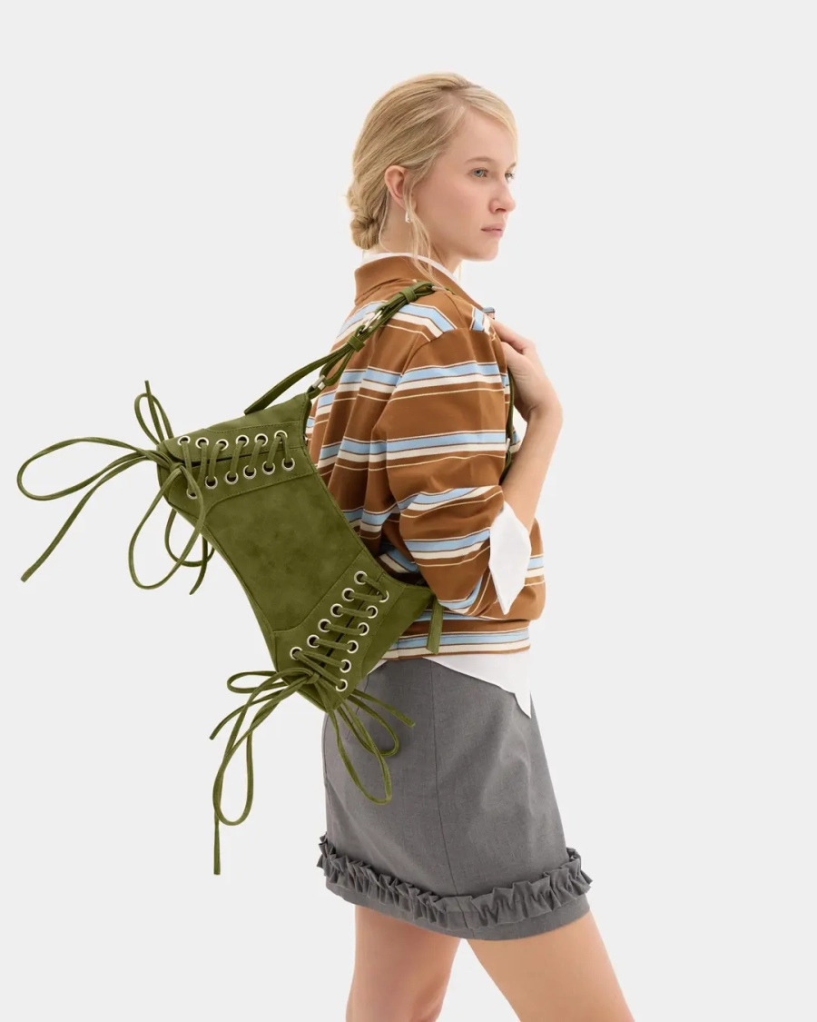 Сумка-багет Arny Praht, цвет: форест  купить онлайн