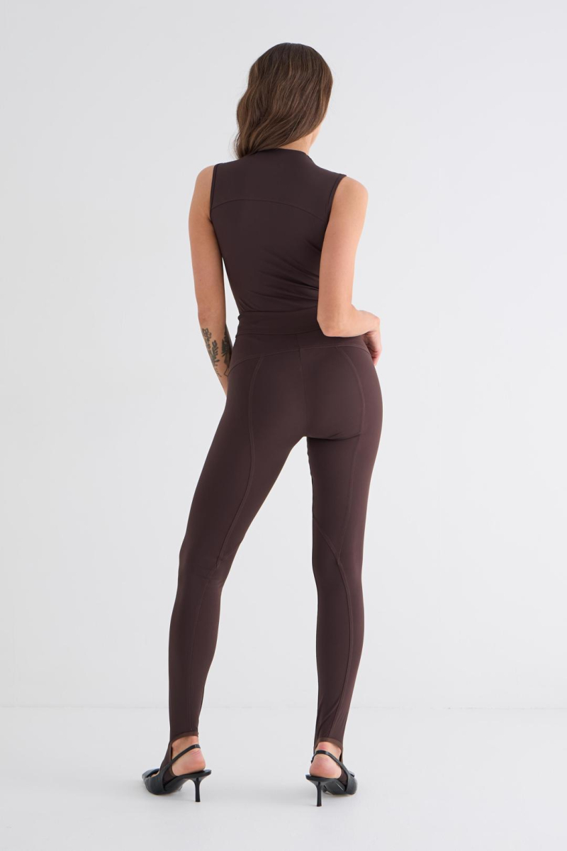 Легинсы Relief CULT, цвет: коричневый,  купить онлайн