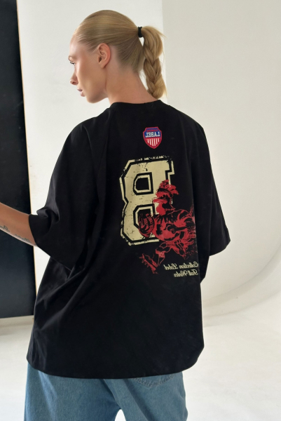 Футболка с рукавом реглан BLACK Label .B, цвет: black, Tp.04.3.5536.0925BLC купить онлайн