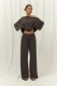 Брюки Палаццо Ramona ELASTIC, цвет: коричневый, 02297 со скидкой купить онлайн