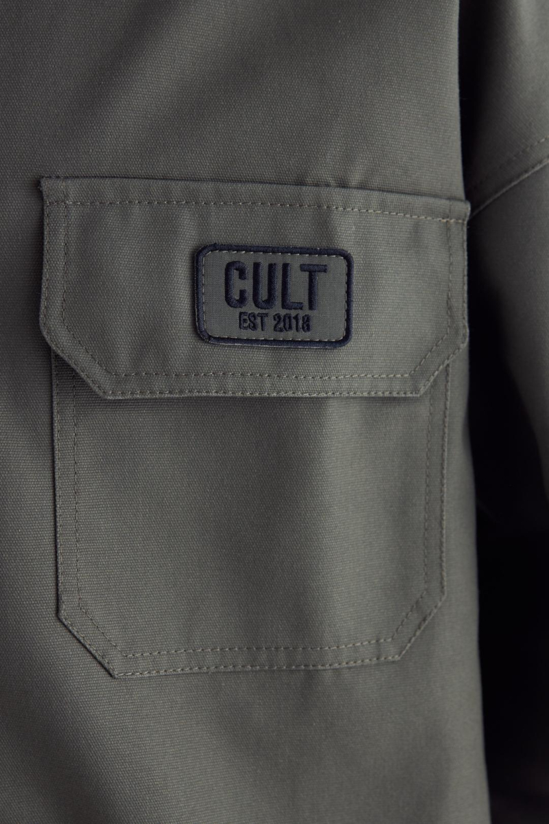 Рубашка Military man CULT, цвет: хаки,  купить онлайн