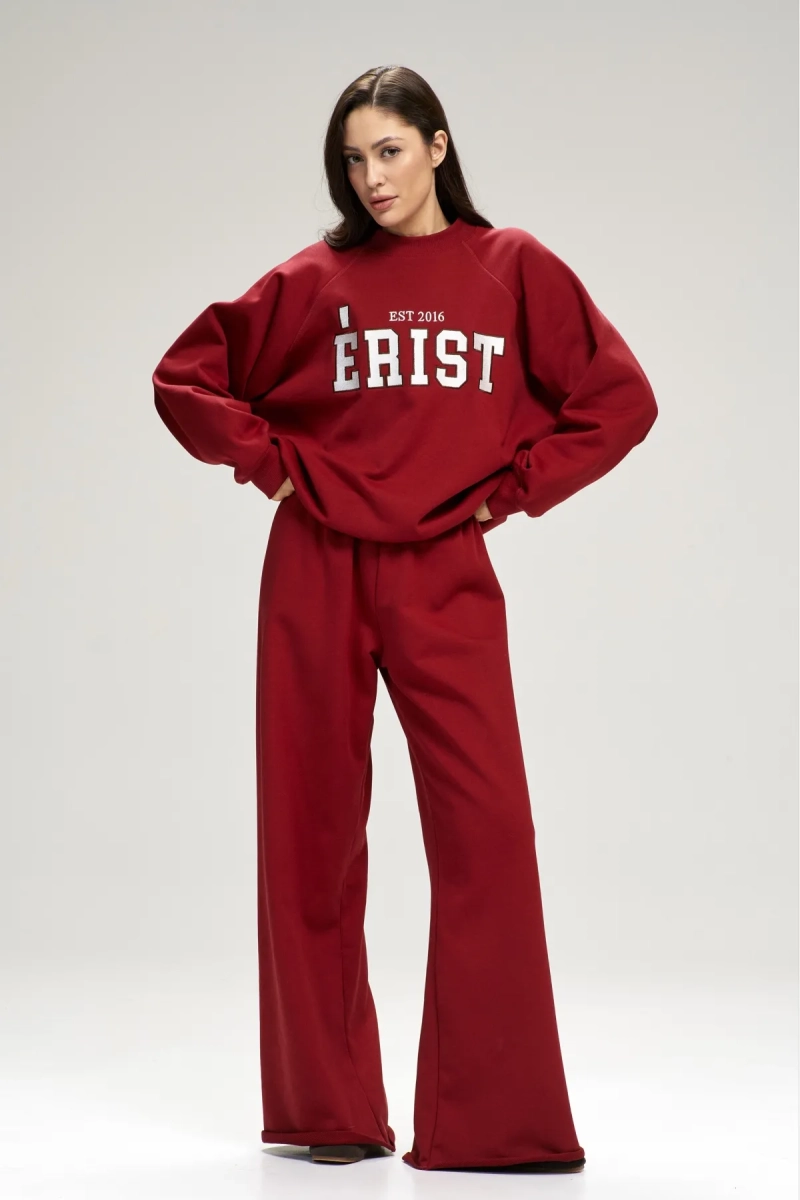 Свитшот базовый Over Wine Erist store, цвет: Бордовый, НФ-00003072 купить онлайн