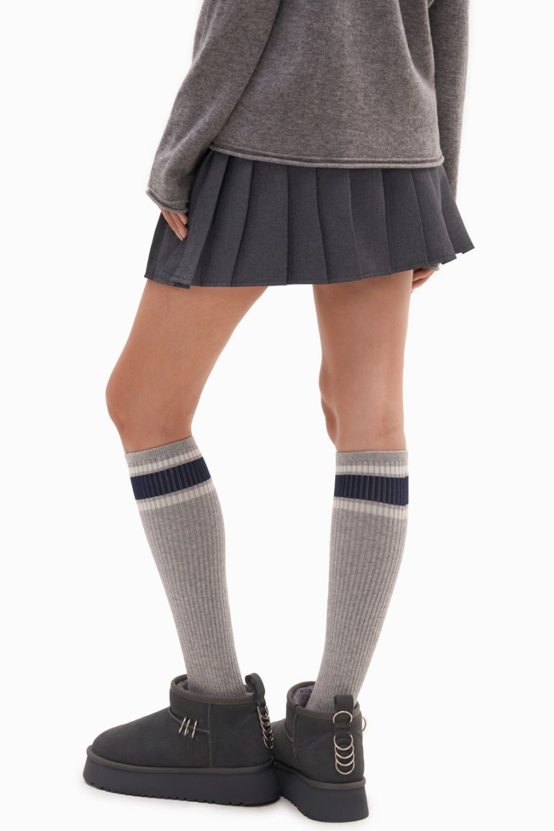 Носки из смесового хлопка TOPTOP, цвет: серый меланж TT.082.15135.821 купить онлайн