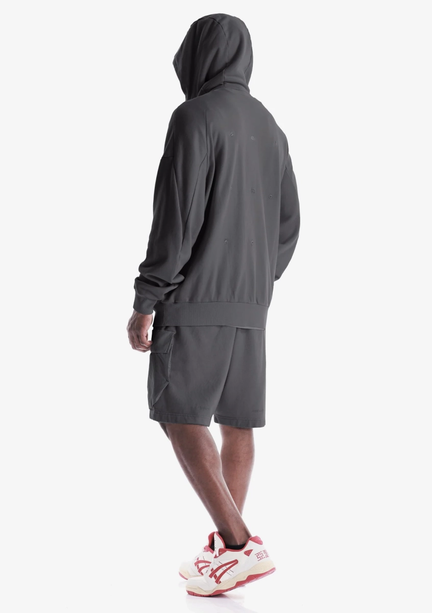 Худи на молнии KRAKATAU, цвет: темно-серый, Fu121-2 купить онлайн