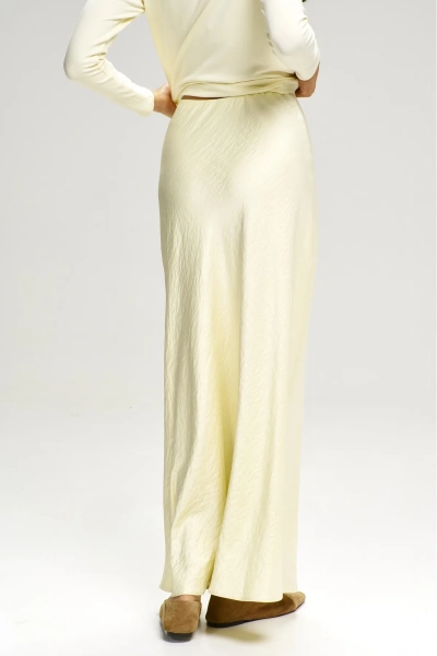 Юбка-годе атласная Butter Erist store, цвет: бежевый, НФ-00003078 купить онлайн