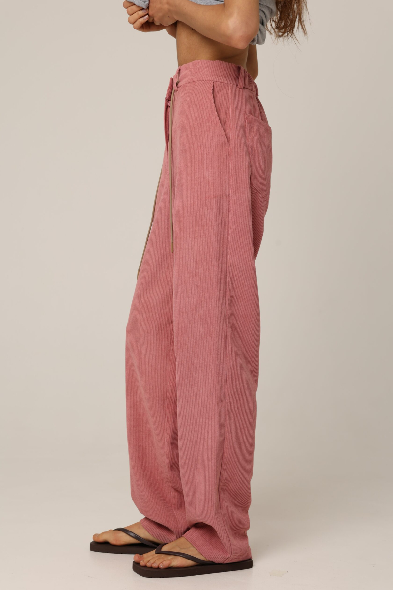 Брюки из вельвета DUSTY ROSE Anmuse, цвет: розовый TR25S174-RS |новая коллекция купить онлайн