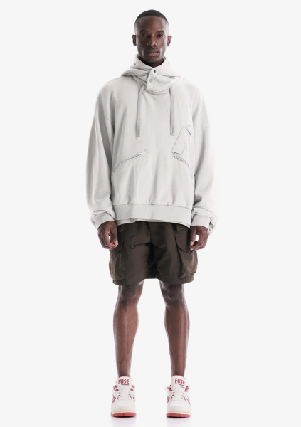 Пуловер-худи KRAKATAU, цвет: пепельно-белый, Fu122-43 купить онлайн