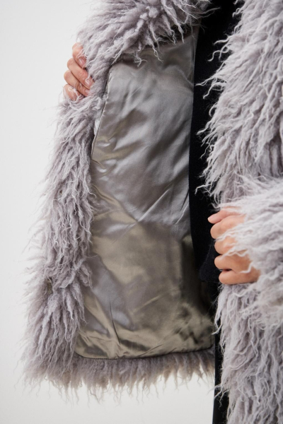 Шуба LAVA ENEVOO, цвет: серый, 03200 купить онлайн